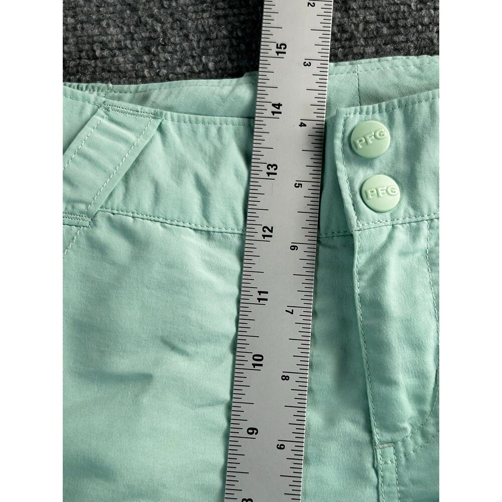 Columbia PFG Women's Omni-Shade Mint Fishing Shorts Size S UPF Stretch - Picture 13 of 14